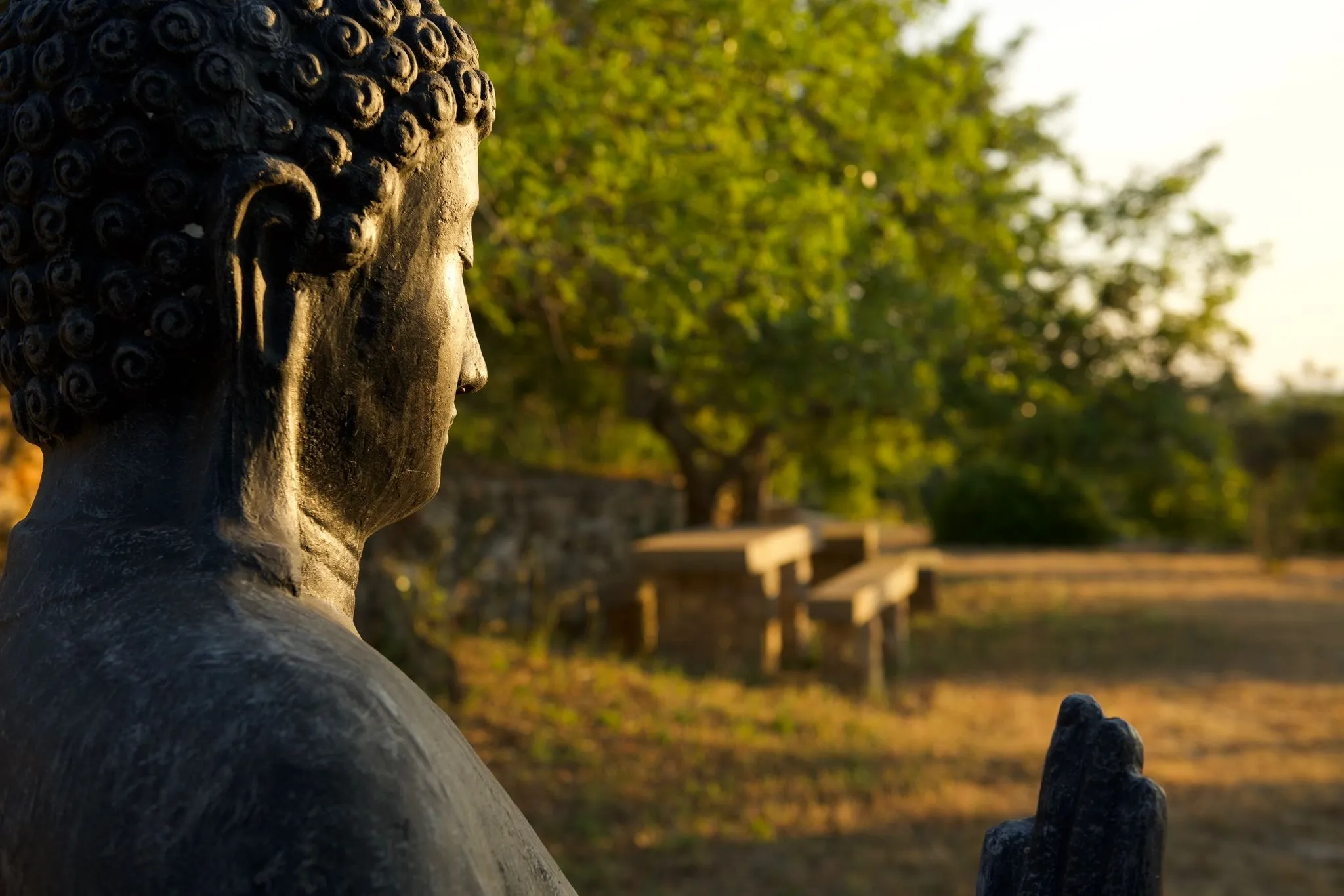 Yoga Retreat an der Algarve - Sim Yoga - Casa Lusitana - Buddha Statue